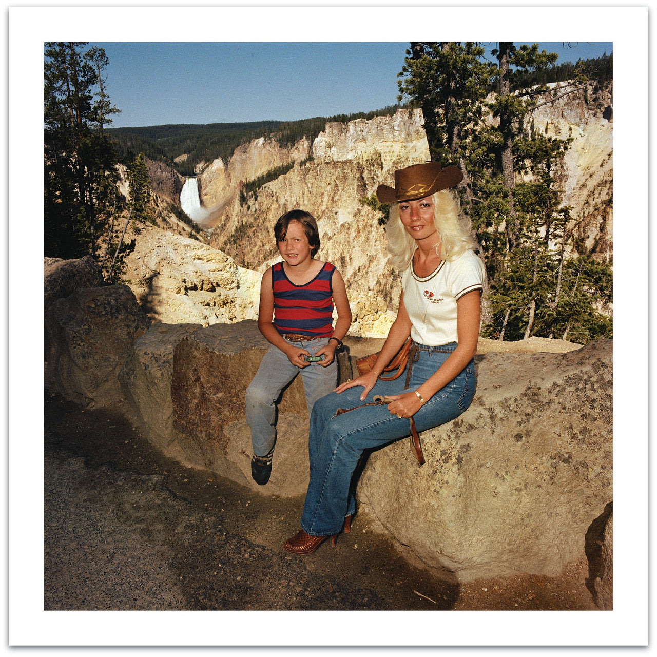 Roger Minick - Mother and Son at Yellowstone, 1980