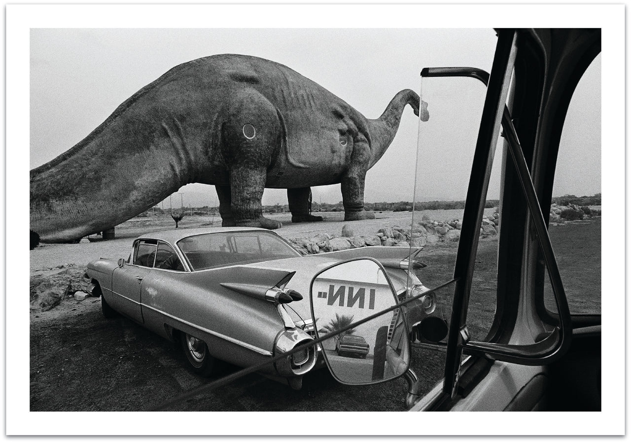 Roger Minick - Dinosaur Stop, Cabazon, 1974